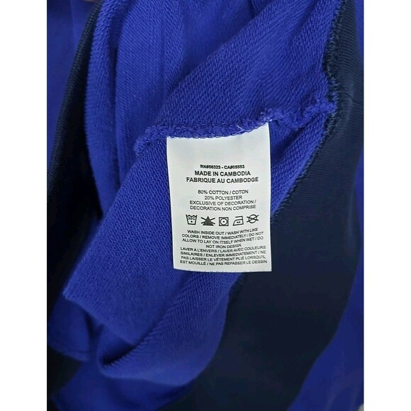 Nike Womens 2XL Color block Purple/Navy Oversize Dance Crewneck Sweatshirt - Picture 9 of 9